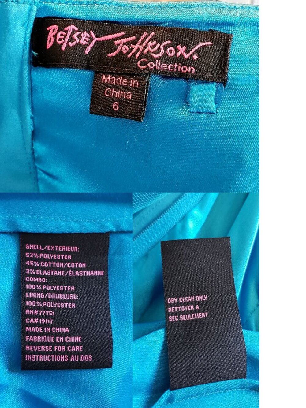 Vintage Betsey Johnson Blue Lace Up Corset Tea Party Tulle TuTu Ballerina Dress - Picture 16 of 16